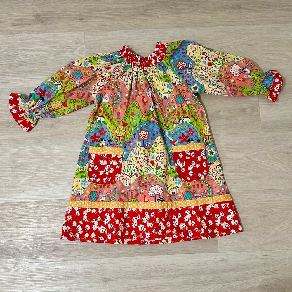 Jelly the Pug Peasant Dress Size 4T